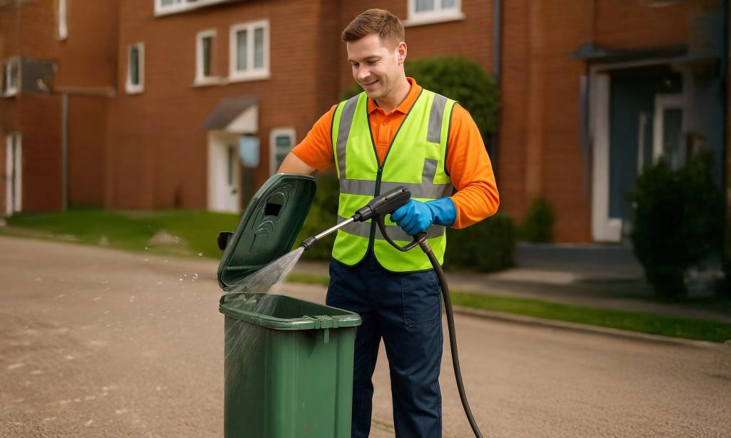 Gilston Waste Management - Bin-Cleaning-1